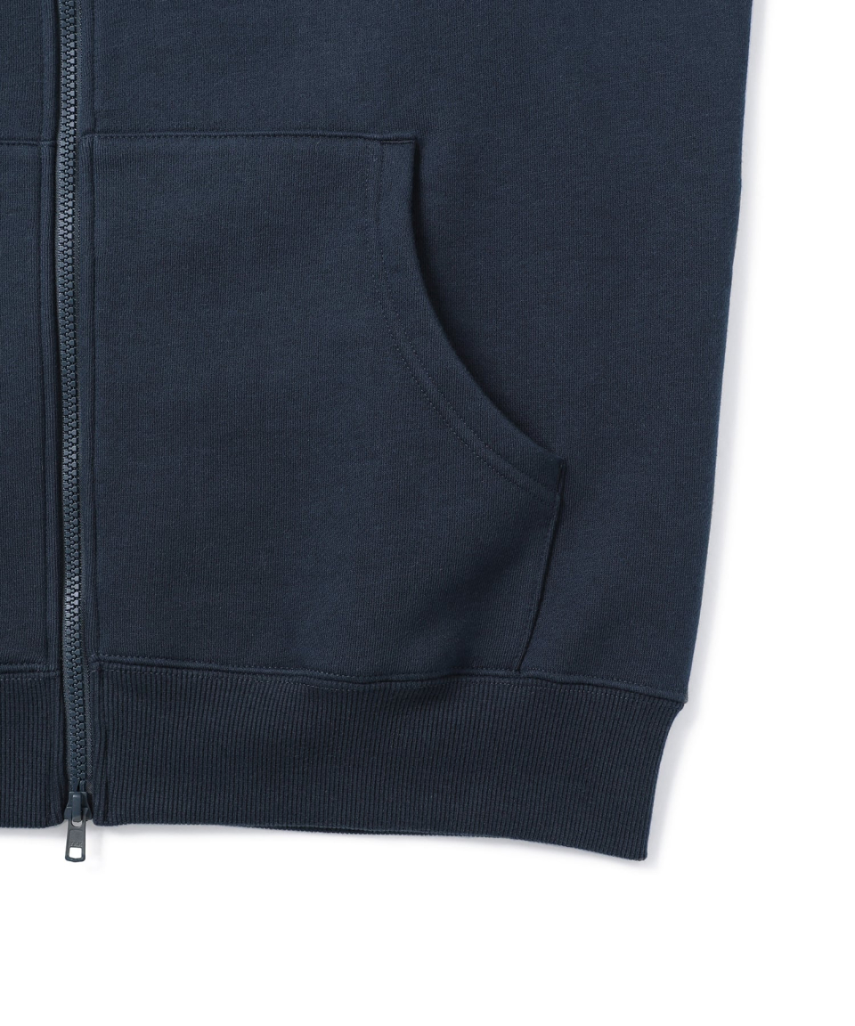 DSN-Logo Zip Up Hoodie Navy 상세 이미지 4