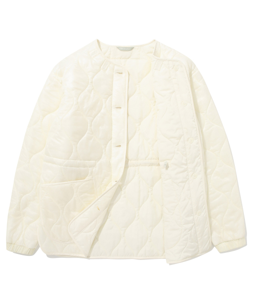 женский лиспортивный стёганый куртка Light Yellow