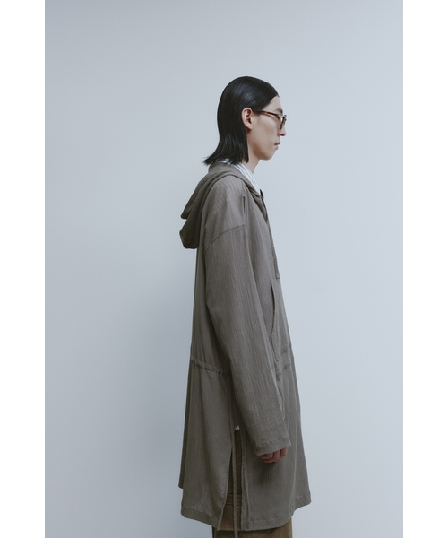 Long Anorak-Khaki Brown