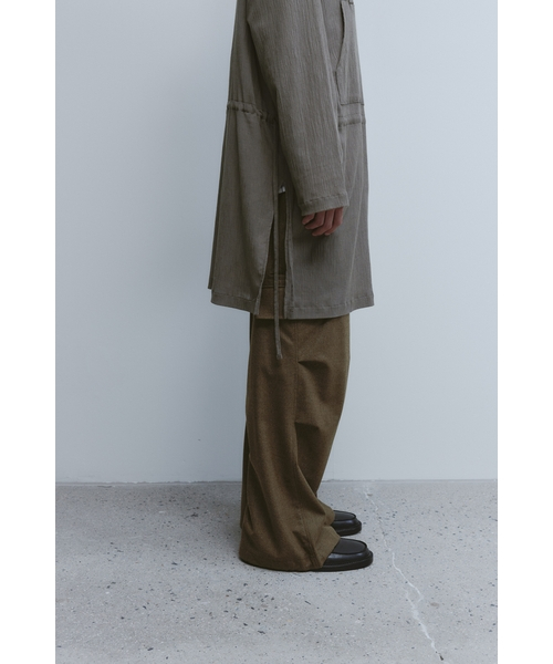 Long Anorak-Khaki Brown