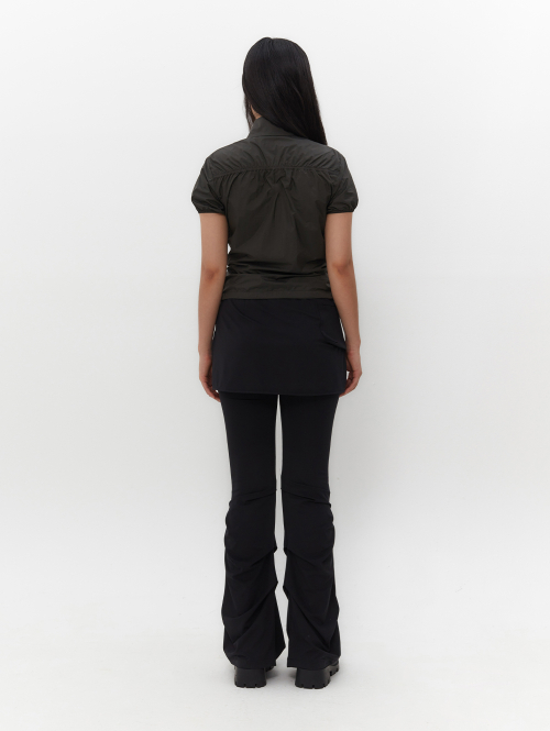 NYLON PUFFED ZIP-UP [KHAKI]