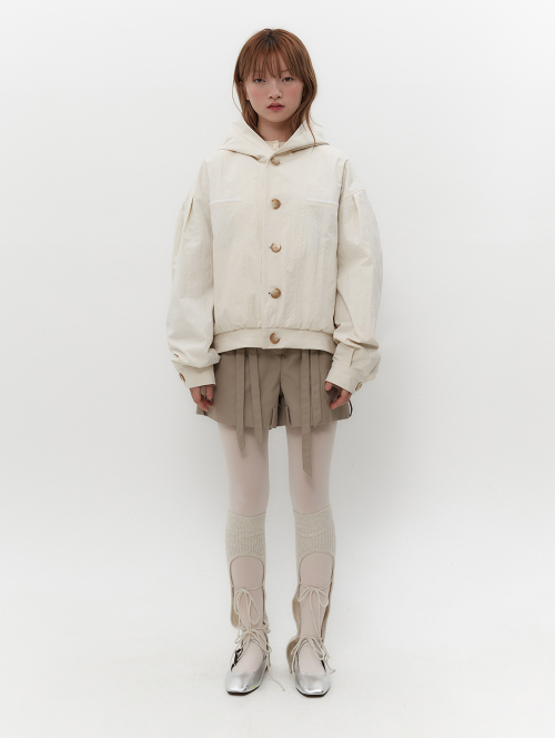 VOLUME LACE JACKET [IVORY]
