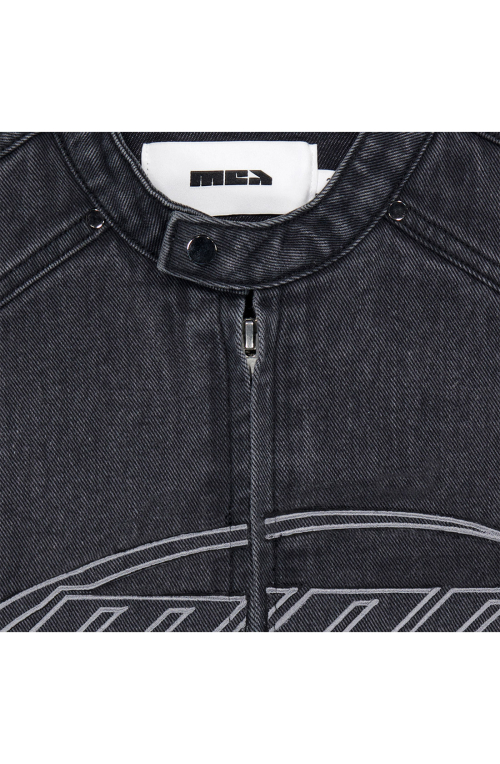 RACING DENIM JACKET [DARK GREY]