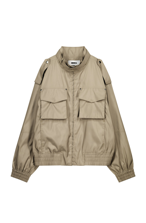POCKET BOMBER JACKET [BEIGE]