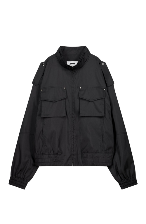 POCKET BOMBER JACKET [BLACK]