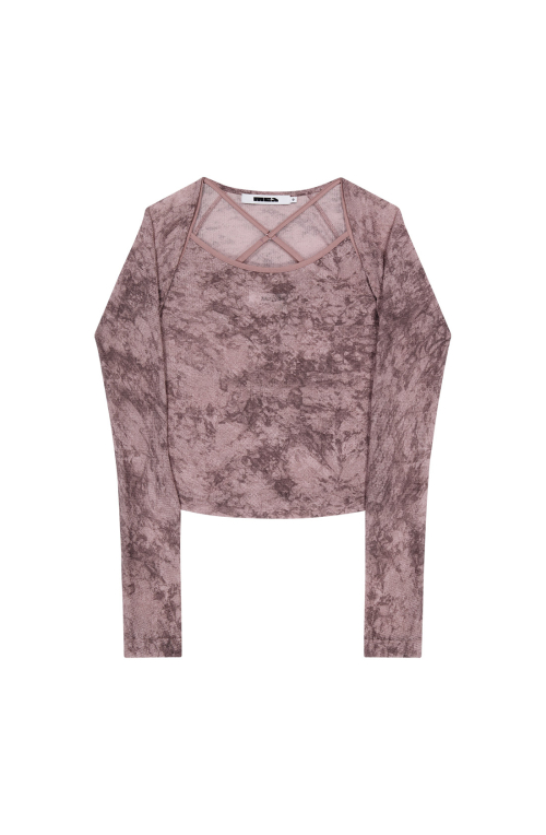 LACE TWIN SET [PINK]