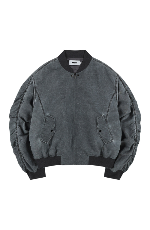 WASHED BOMBER [GREY]