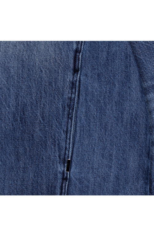 OVERSIZED DENIM HOOD ZIP [BLUE]