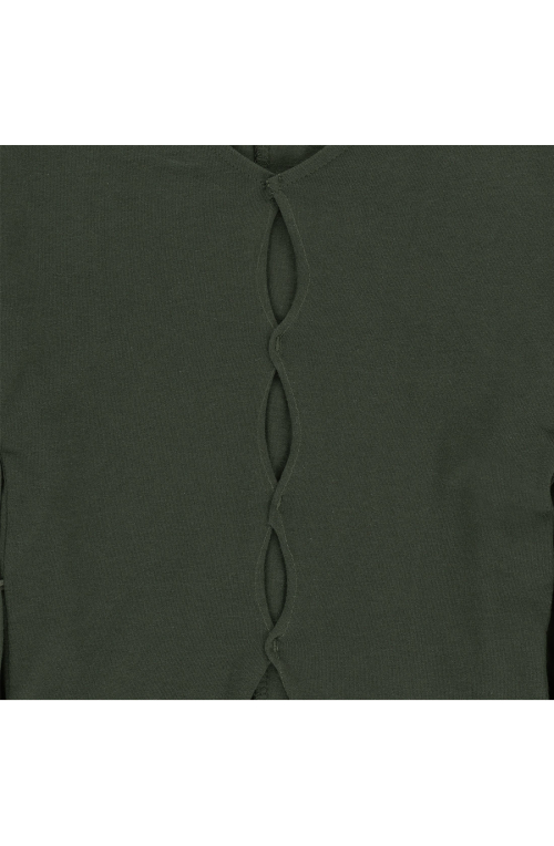 RAW EDGE SLIM TOP [KHAKI]