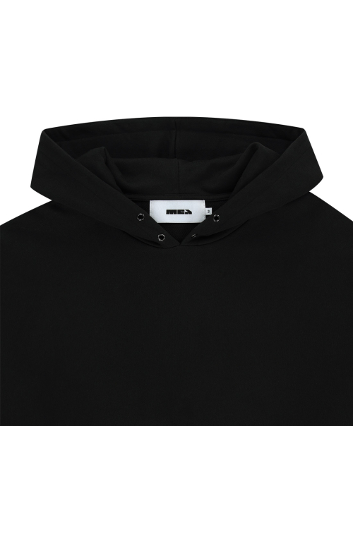 CHECK MIX HOODIE [BLACK]