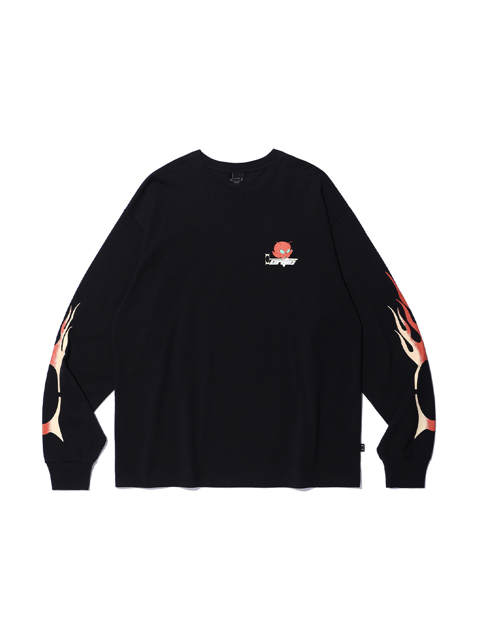 CRITICのCRITIC DEVILMAN LONG SLEEVE T-SHIRT 全2色 MUSINSA | CRITIC CRITIC DEVILMAN LONG SLEEVE T-SHIRT BLACK