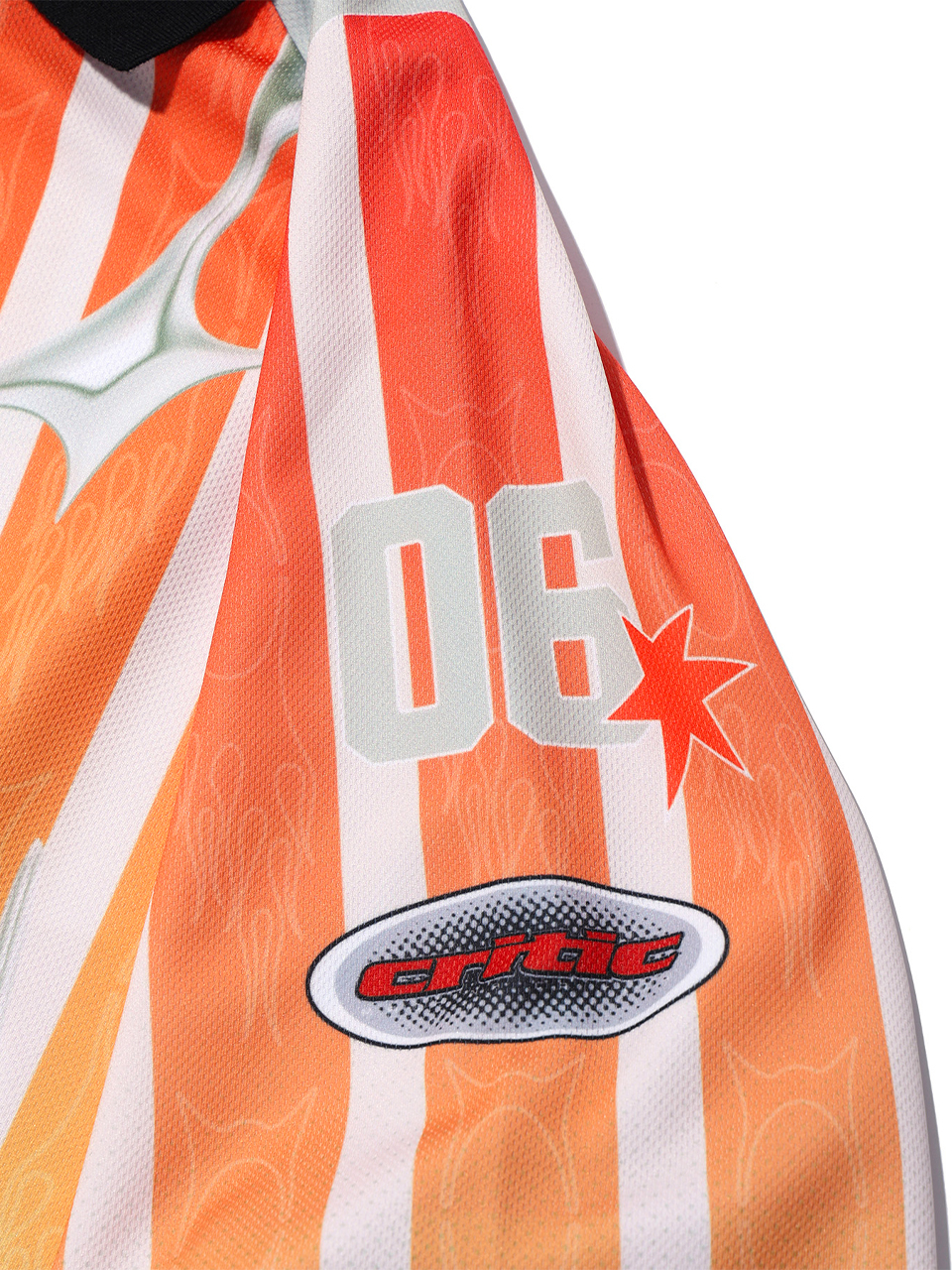 크리틱(CRITIC) WORMHOLE CHROME RACING JERSEY RED - 사이즈 크리틱(CRITIC) WORMHOLE CHROME RACING JERSEY RED - 사이즈