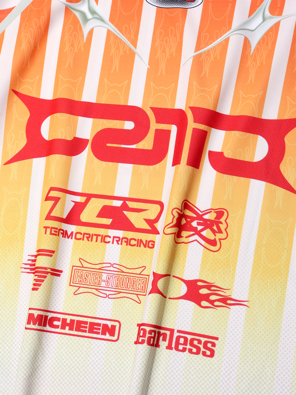 크리틱(CRITIC) WORMHOLE CHROME RACING JERSEY RED - 사이즈