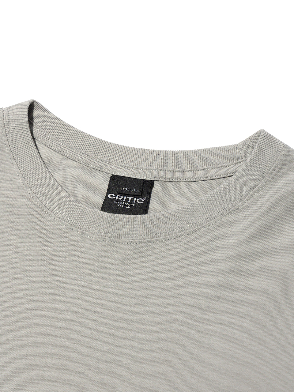 크리틱(CRITIC) WORMHOLE INCISION LONG SLEEVE T-SHIRT LIGHT