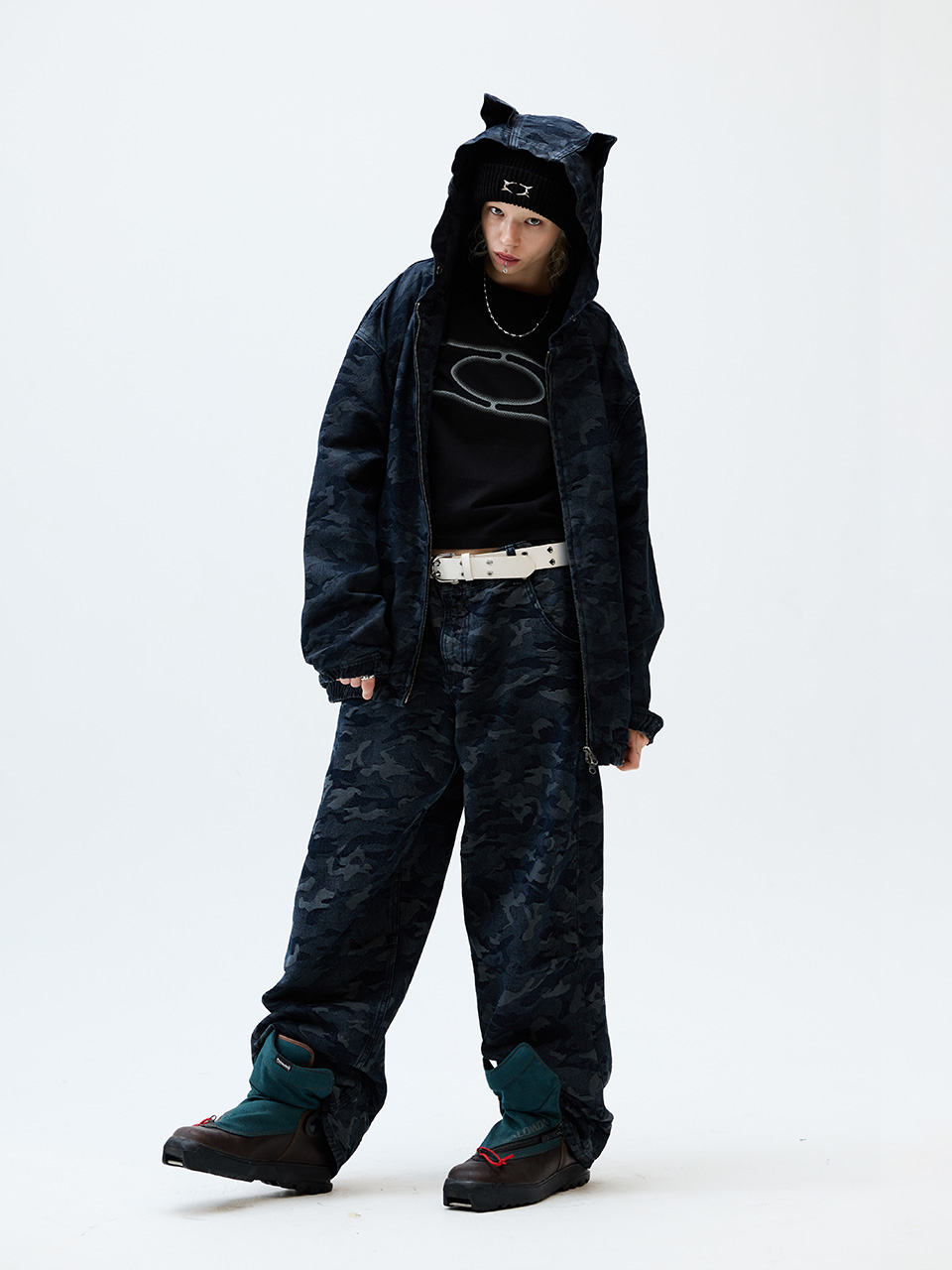 パーカー・フーディ [CRITIC] DEVIL EARS CAMO WASHING SET UP DENIM HOODY ZIP UP MUSINSA | CRITIC DEVIL EARS CAMO WASHING SET UP DENIM HOODY