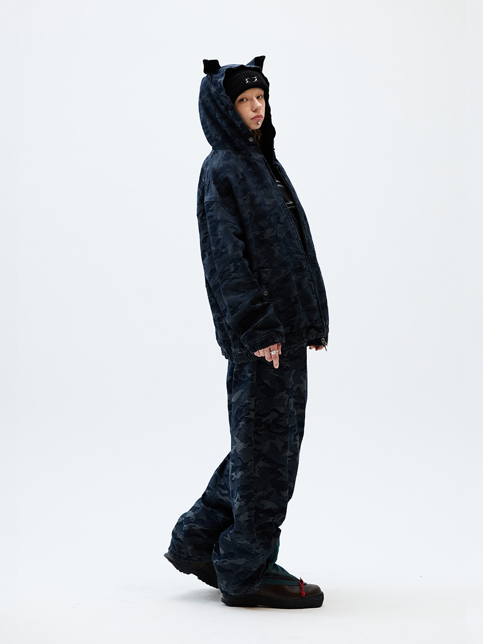 CRITICのDEVIL EARS CAMO WASHING SET UP DENIM HOODY ZIP UP MUSINSA | CRITIC DEVIL EARS CAMO WASHING SET UP DENIM HOODY