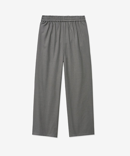[ALL-SEASON] BANDING LOOSE WIDE SLACKS_LIGHT GRAY