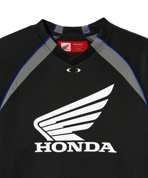 Motorcycle Raglan Jersey Black