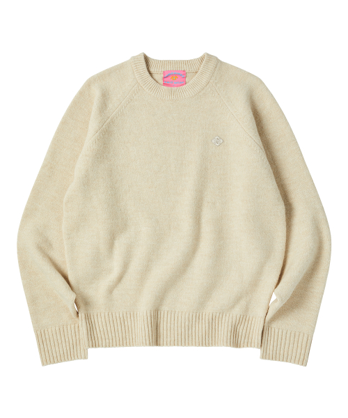 MULTI TONE PULLOVER [CREAM]