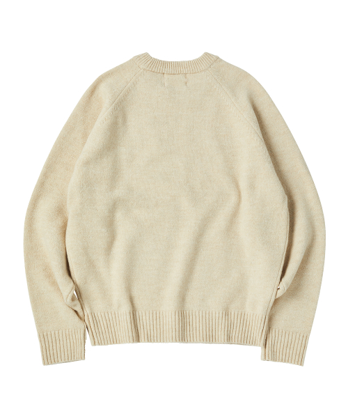 MULTI TONE PULLOVER [CREAM]