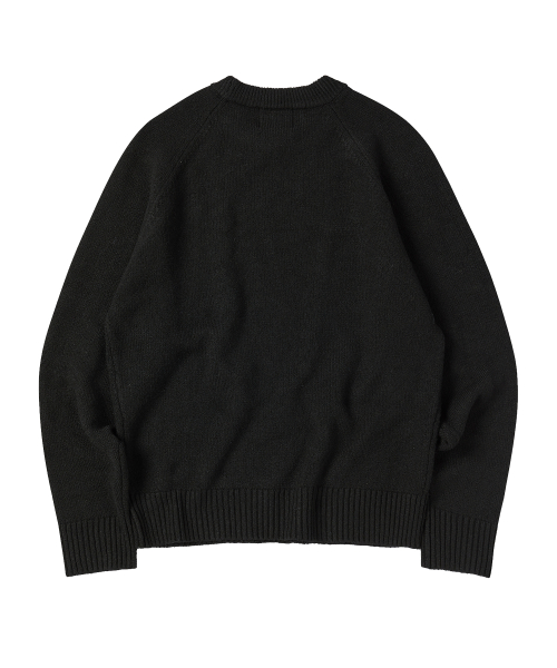 MULTI TONE PULLOVER [BLACK]