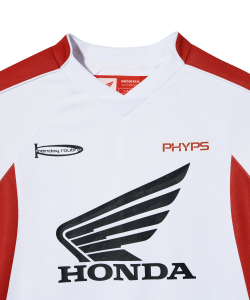 Motorcycle Piping Jersey Red