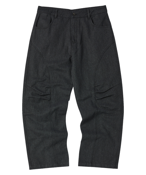 PARACHUTE BALLOON PANTS [BLACK]