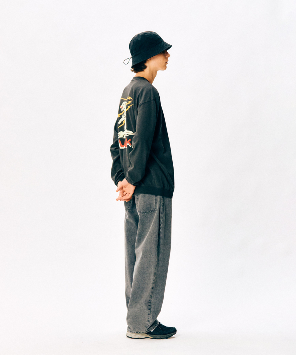 MUSINSA | ESPIONAGE Over Fatigue Hat Black