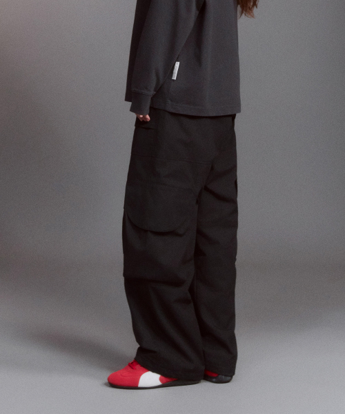 Ripstop Volume Cargo Pants (BLACK)