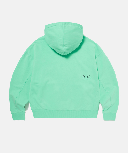 Multi Circle Pigment Hoodie (MINT GREEN)