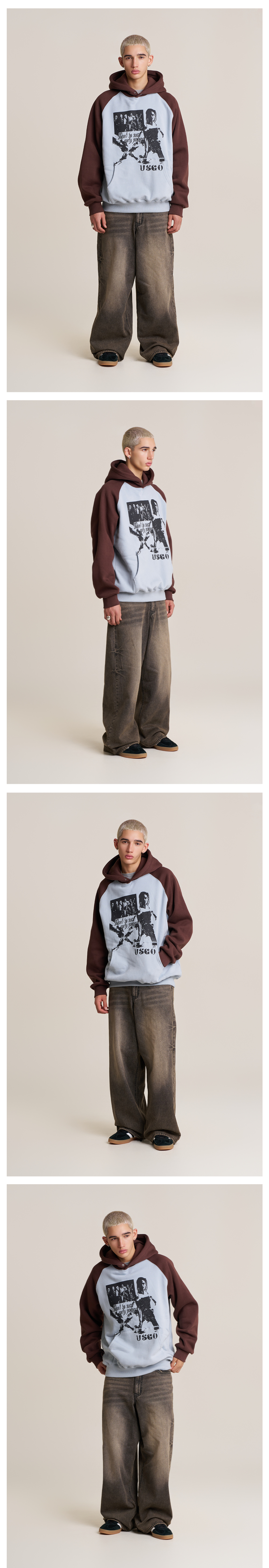 MUSINSA | SUPERSUB Domingo Washed Wide Denim Pants - Washed