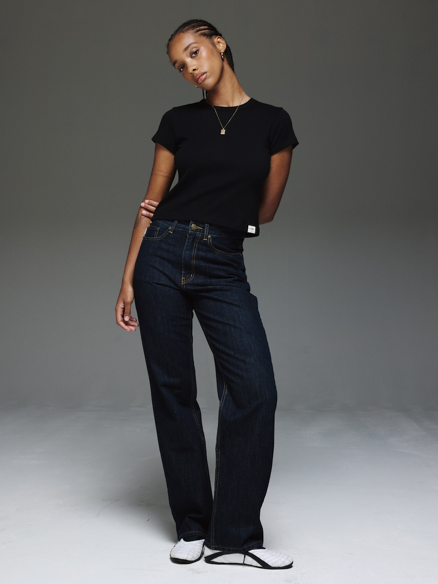 ★GLOWNY★ G CREW NECK TEE BLACK MUSINSA | GLOWNY G CREW NECK TEE (BLACK)