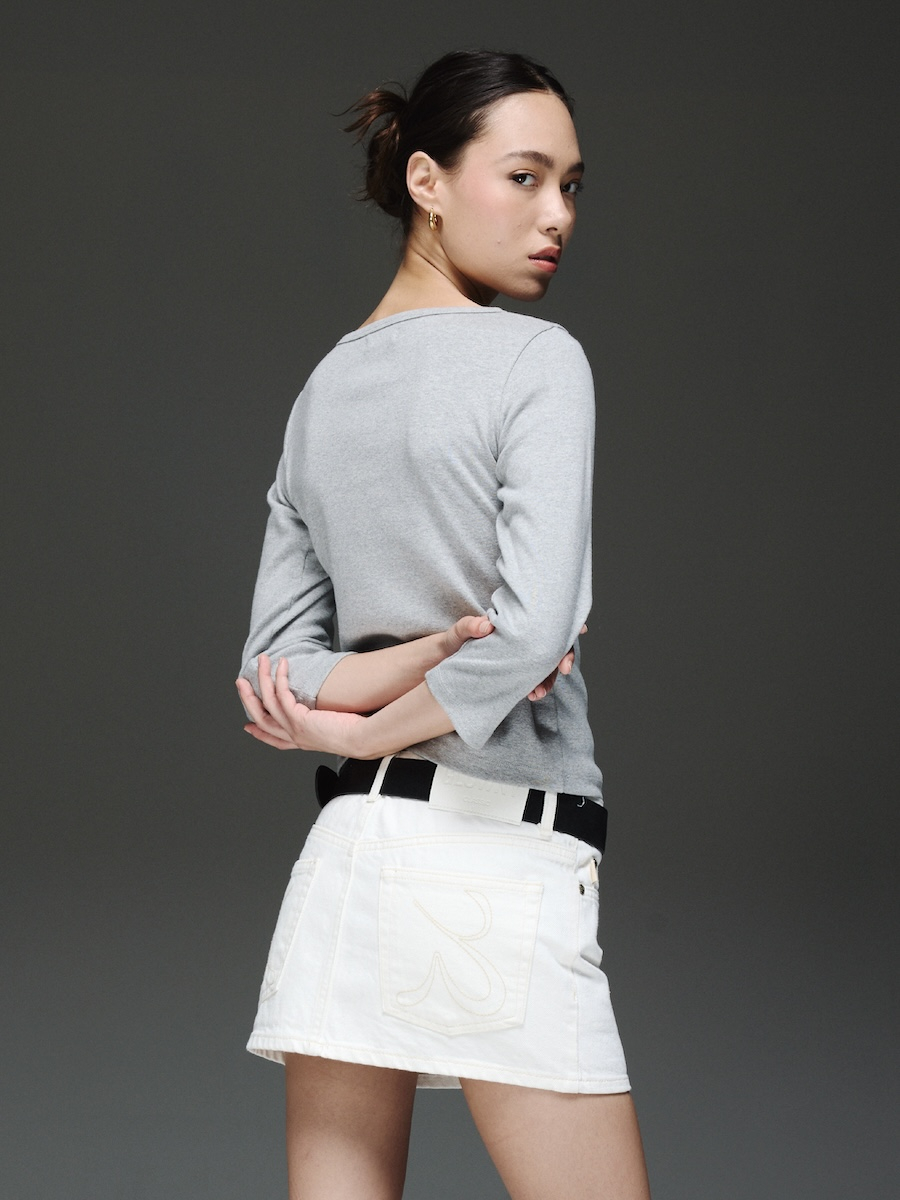 ★ GLOWNY★ THE BELLA SKIRT DEEP BLUE GY24CLBSK001DB MUSINSA | GLOWNY THE BELLA SKIRT (DEEP BLUE)