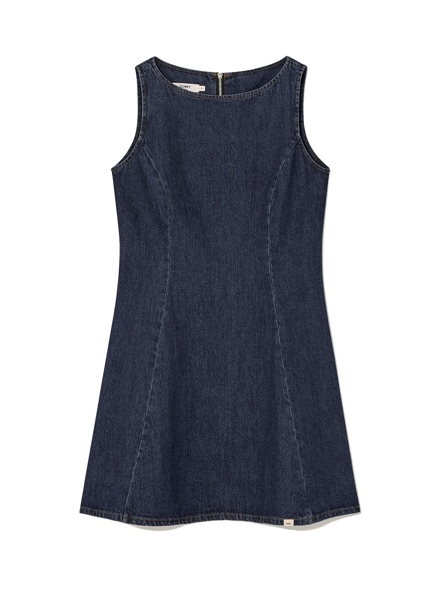 【GLOWNY】24FALL THE CHLOE DRESS MUSINSA | GLOWNY THE CHLOE DRESS (DEEP BLUE)