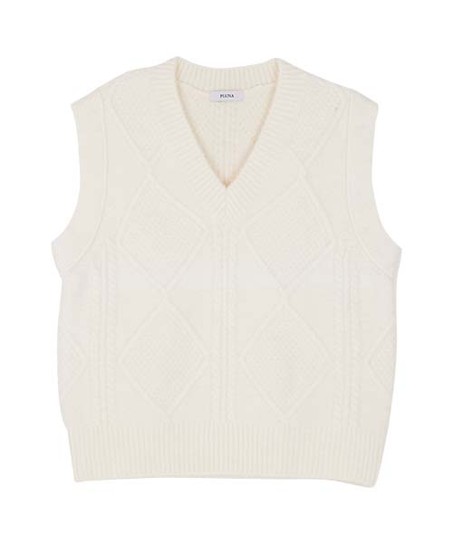 Жилет из альпаки Ivory