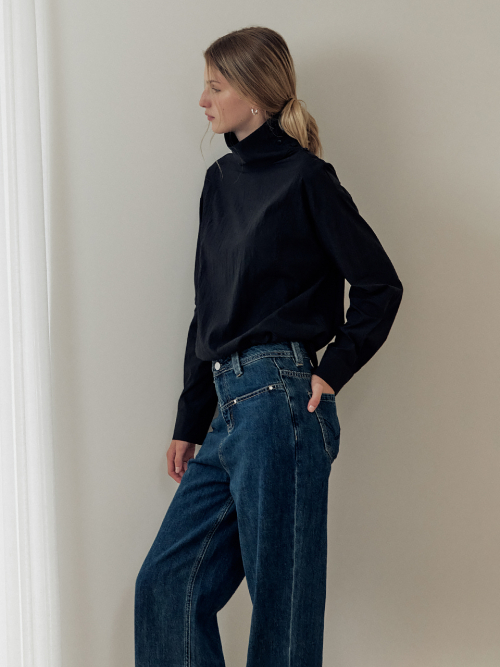 York semi wide denim брюки