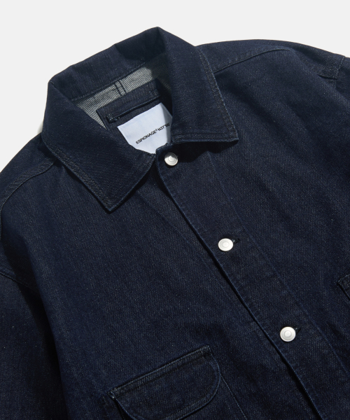 50s American джинсовая Coverall Dark Indigo