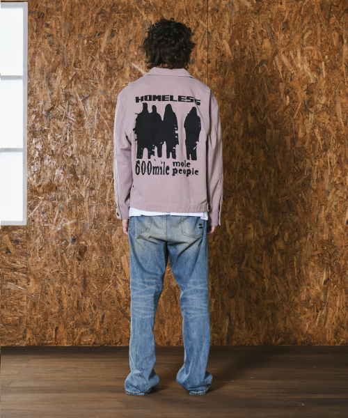 H.L WASHING WORK куртка PINK