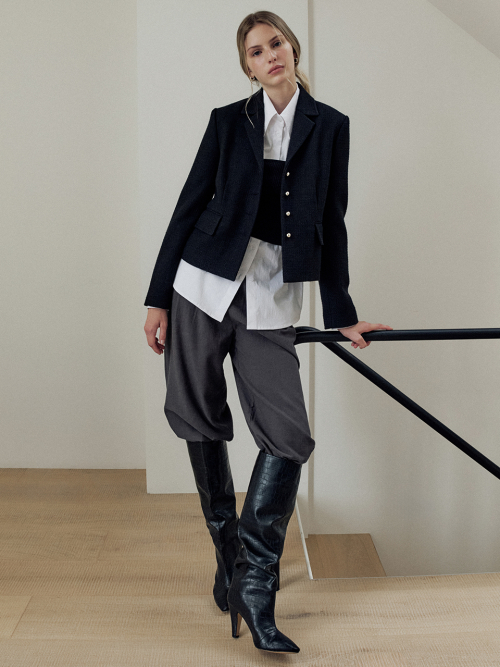 Tailored tweed куртка (2color)