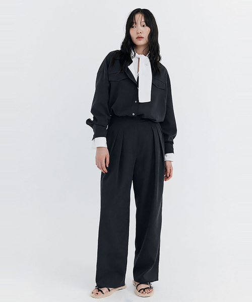 Широкие брюки Cupra Wide Pants_Charcoal