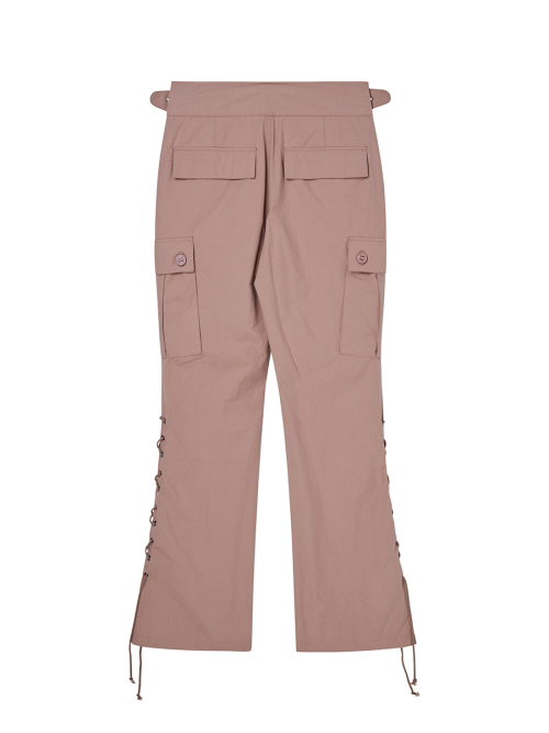 EYELET KNOT CARGO брюки DUSTY PINK