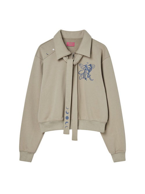 SNAP COLLAR толстовка (scalf set light khaki)