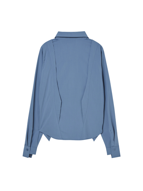 WING TIP SLIMFIT SHIRTS DEEP BLUE