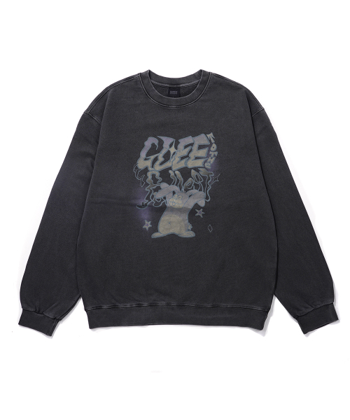 Пигментный свитшот Happy Camper Charcoal