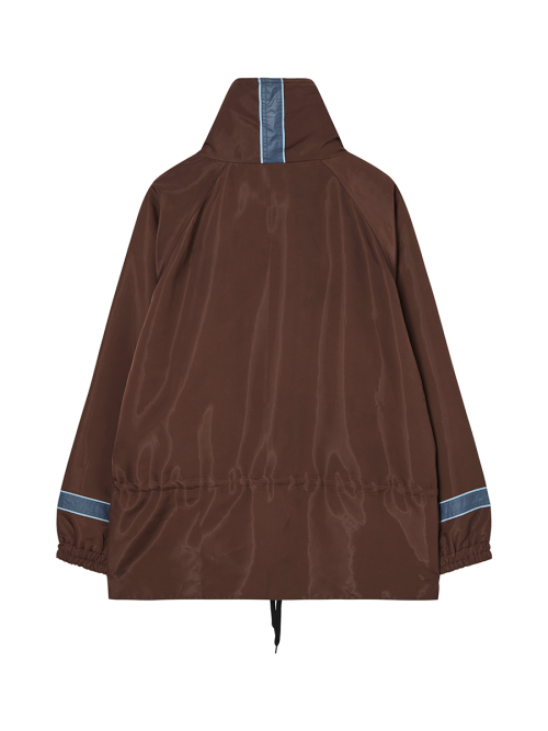 LACE UP ANORAK куртка BROWN