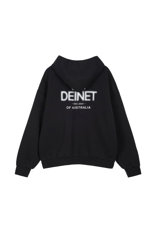 LOST IN SYDNEY ZIP-UP худи IN BLACK