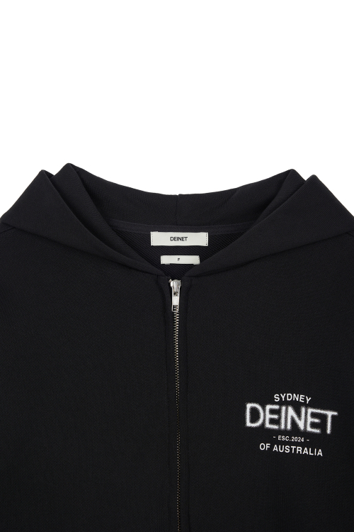 LOST IN SYDNEY ZIP-UP худи IN BLACK