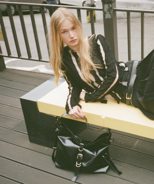 DIDI BELTED BIG BAG(2-WAY) / BLACK