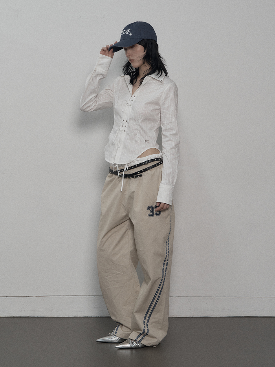 【SETUP-EXE】24fw 33 STAR LINE PANTS ☆KISS OF LIFE ハヌル 着用！！【SETUP EXE】33 STAR LINE