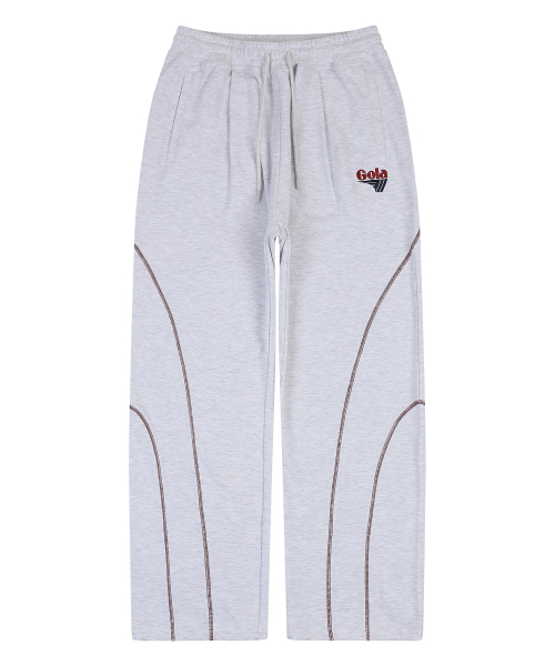 COVER STITCH SWEAT брюки [LIGHT GRAY]